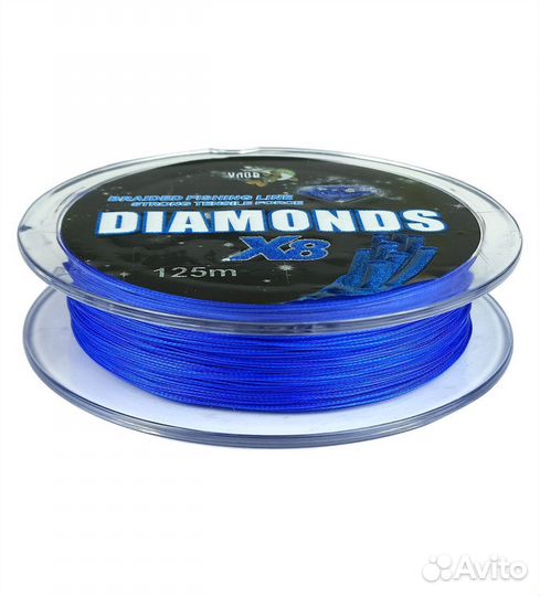 Леска плетенка, Х8, 125 метров, d-0.50мм - 83,0кг