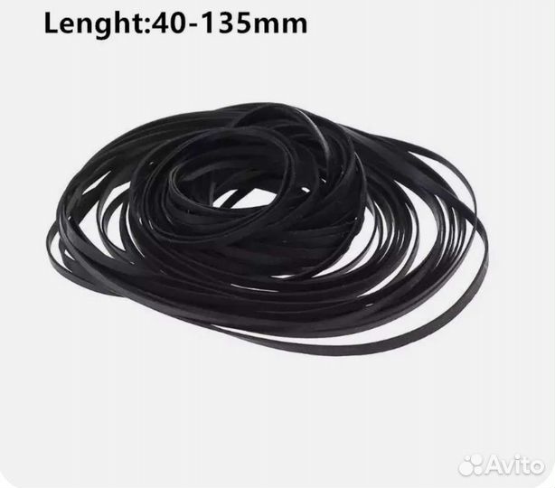 Пассики ленточные для аппаратуры резина огонь