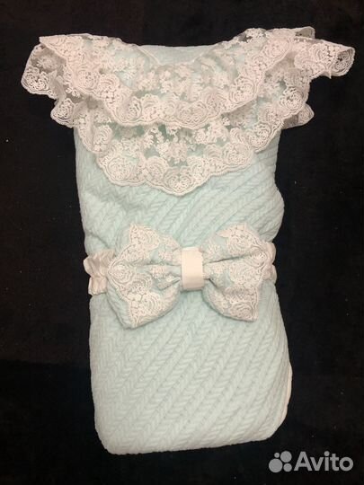 Конверт на выписку зимний с комбинезоном