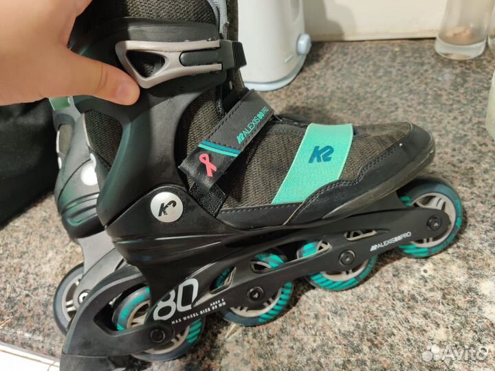 Роликовые коньки женские K2 alexis80pro 38,5