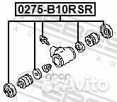 Рем.к-кт.зад.торм.цилинд. nissan almera B10RS