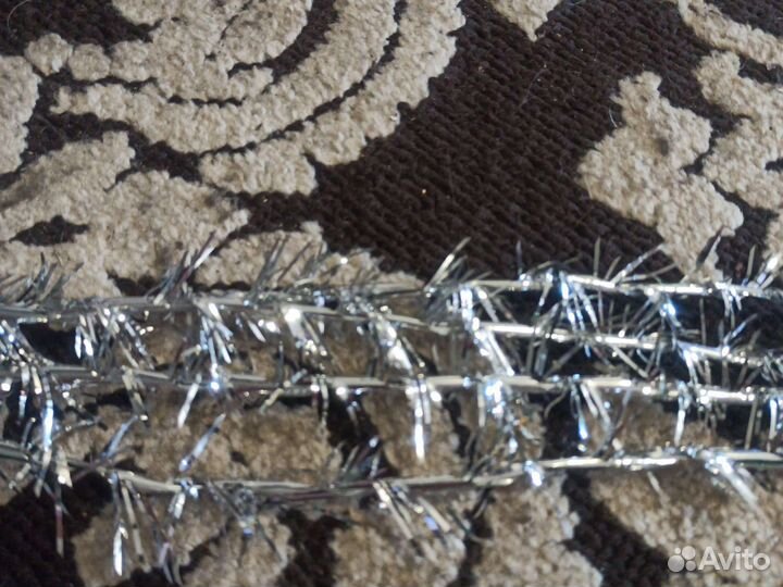 Елочные игрушки мишура СССР