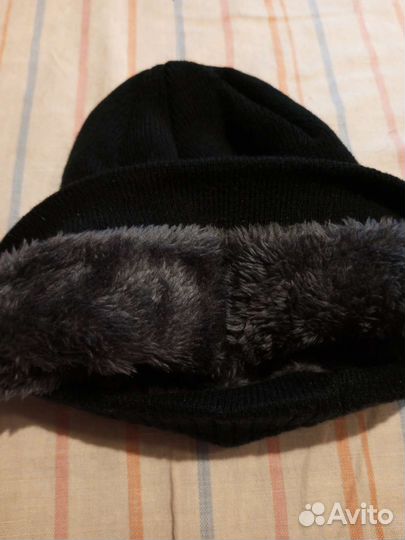 Вязаная шапка мужская