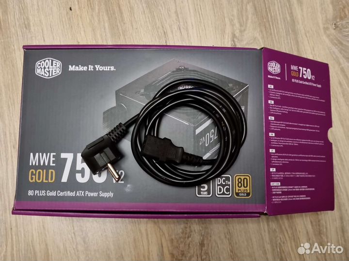 Блок питания 750w gold