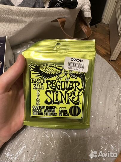 Струны для электрогитары ernie ball 10-46