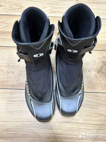 Лыжи беговые fisher ботинки Salomon