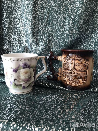 Круглая ваза и кружка