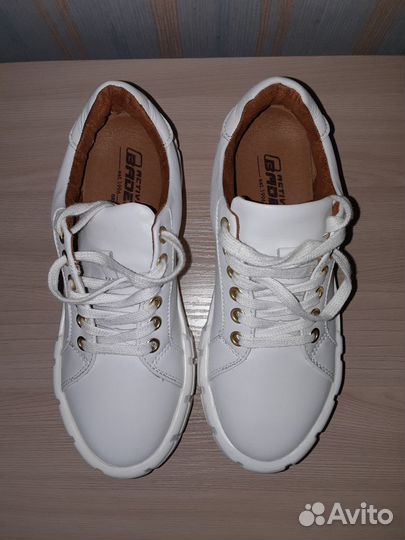 Кеды кожаные