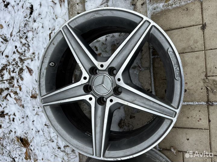 Диски mercedes r18 разноширокие