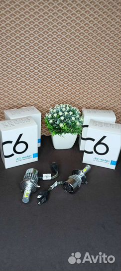 Led лампы c6 H4