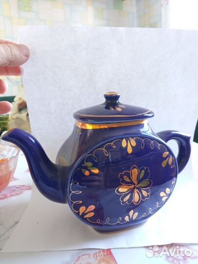 Посуда гжель кобальт лфз