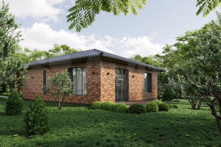 Дом 100 м² на участке 6 сот.