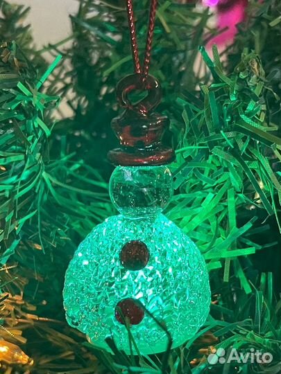 Елочная Игрушка Снеговик Набор