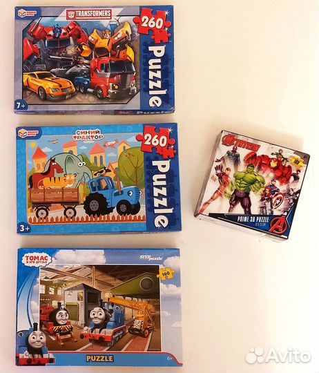 Пазлы, мозаики, лего, EVA для детей