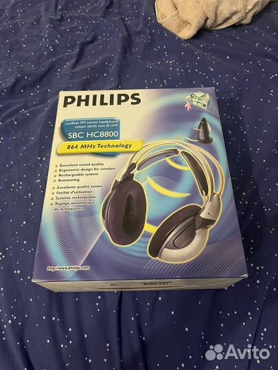 Беспроводные наушники philips SBC HC8800