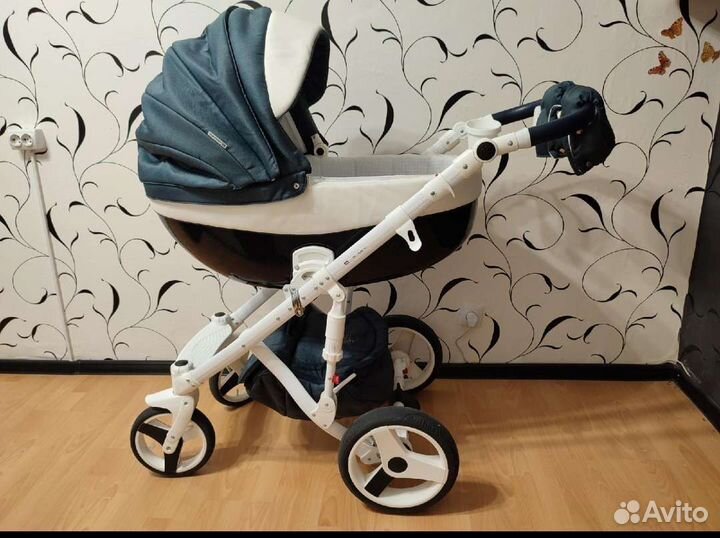 Коляска 2 в 1 adamex monte carbon