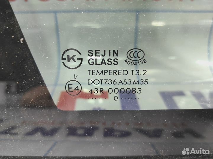 Стекло кузовное глухое левое Opel Antara (C105) 48