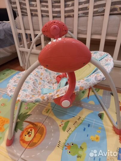 Детские электронные качели babyton