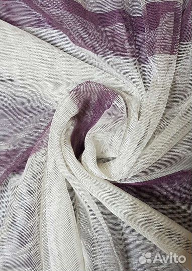 Шторы на люверсах + тюль