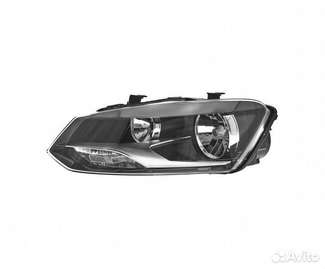 Фара Фольксваген Поло/Volkswagen Polo 2 отражателя