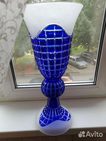 Хрустальная ваза 53 см