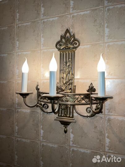 Бра- канделябр (латунь)