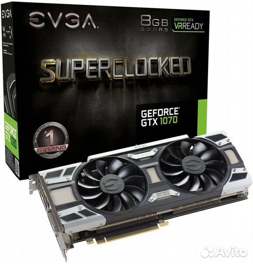 Видеокарта evga GTX 1070