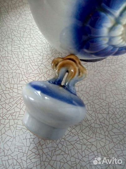 Винтажный фарфор,чайник заварочный керамическ.1,5л