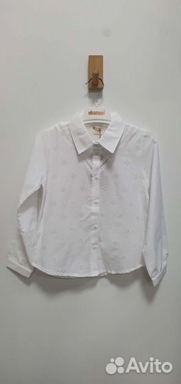 Рубашка школьная 140 девочки