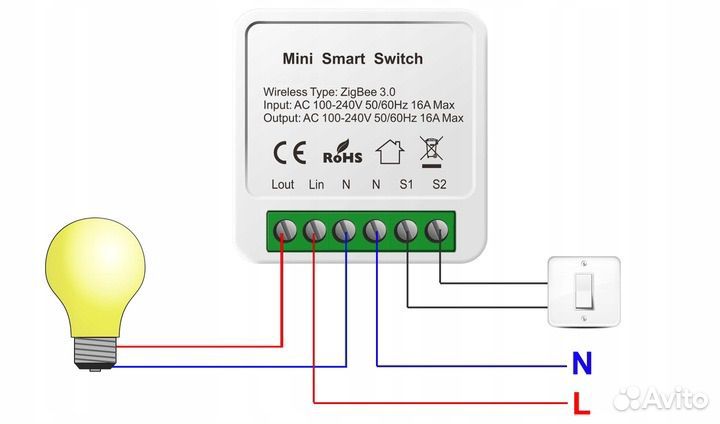 Умное реле для работы с алисой, умного дома