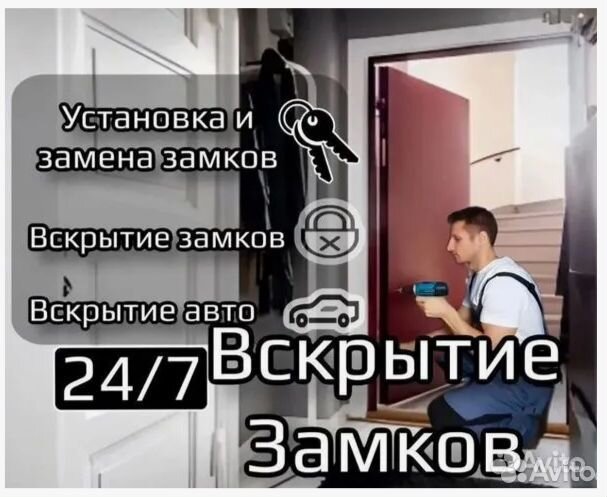 Вскрытие и установка замков. Авто и дверей