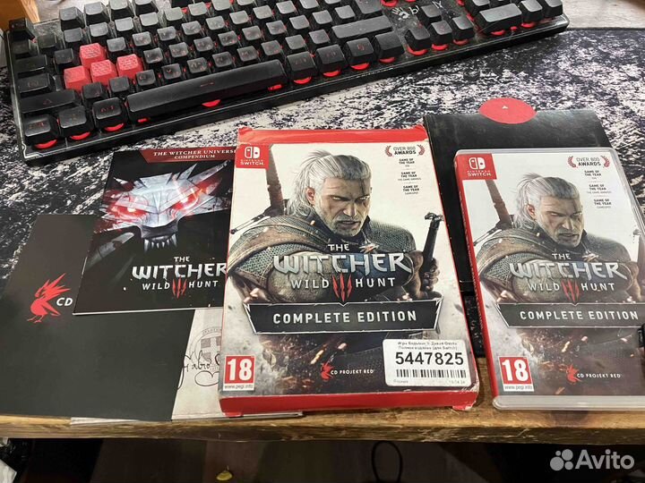 Nintendo Switch Ведьмак 3 Complete (б.у. рус)