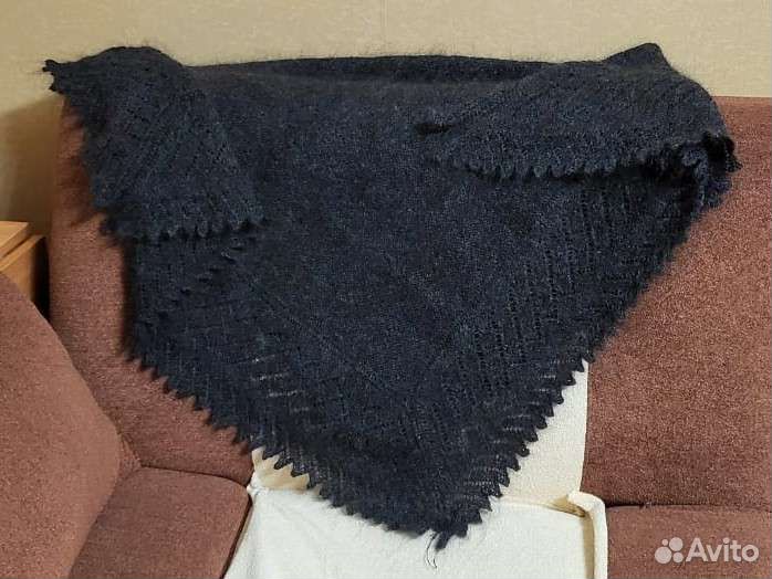Шаль новая очень качественная темная