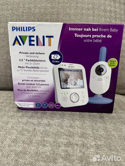 Видеоняня philips avent SCD845