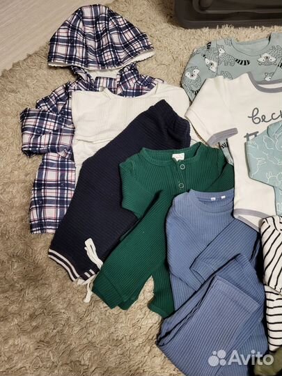 Большой пакет одежды 68-74 р