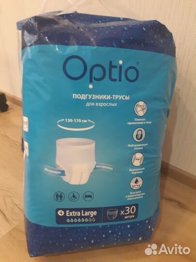 Подгузники для взрослых Оптио XL30