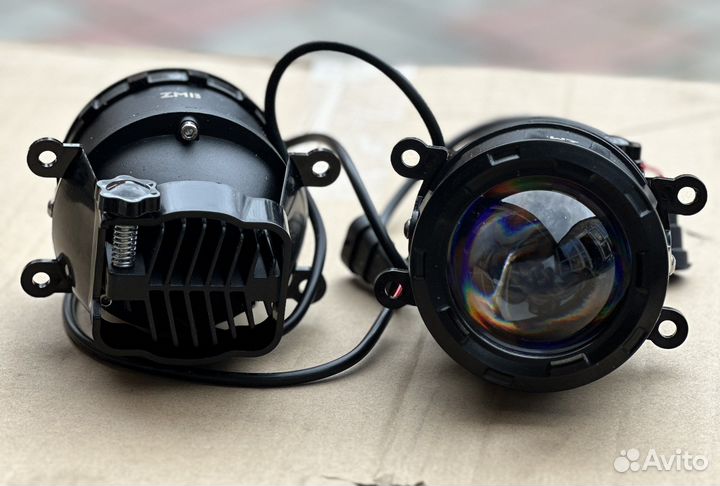 Противотуманные фары LED линза LADA Vesta