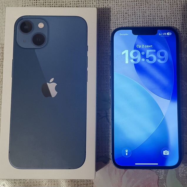 iPhone 13, 128 ГБ, SIM + eSIM