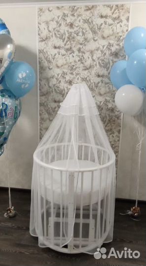 Детская кровать трансформер с маятником