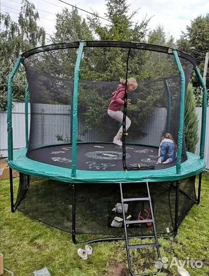 Батут unix line supreme game 8 ft (blue)