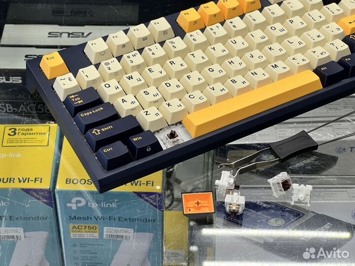 Клавиатура RK Royal Kludge RK-R87 (Синий)