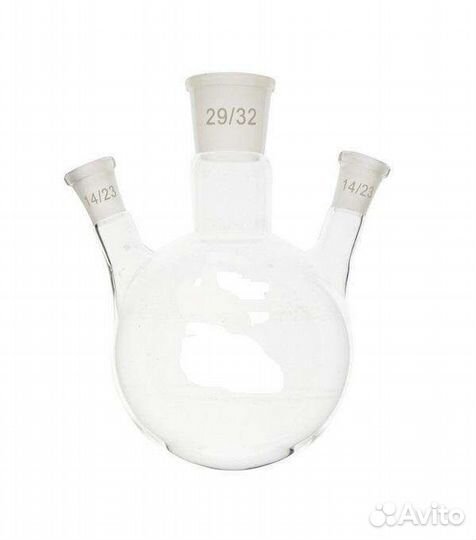 3, 2 и 1 горлые круглодонные колбы