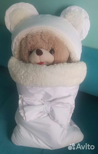 Зимний конверт на выписку