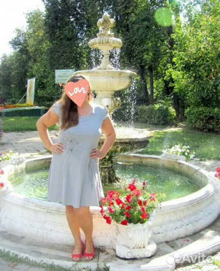 Летнее платье 54-56