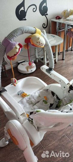 Стул для кормления с дугой, шезлонг