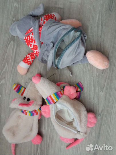 Игрушки - рюкзаки, упаковка для подарков новые