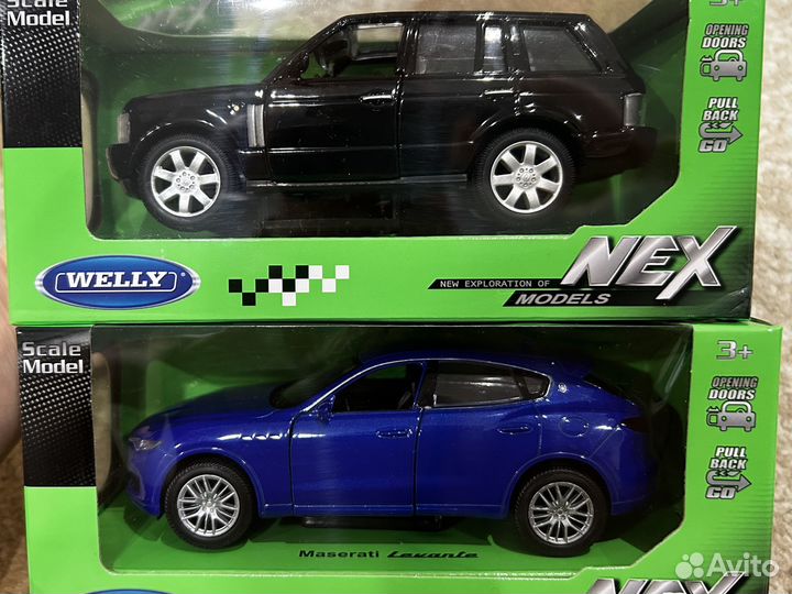 Машинки Welly 1:33. В ассортименте