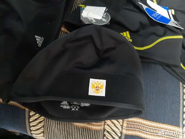 Лыжные Шапочки Сб.России adidas windstoper S-M-L-X