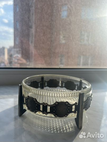 Конфетница СССР мельхиор + хрусталь