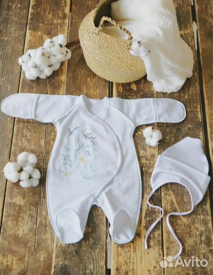 Зимний комбинезон для новорождённых